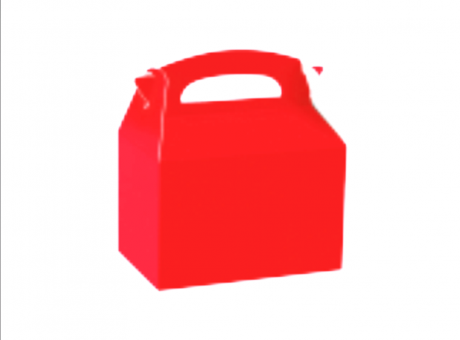 CAJITA PAPEL SOUVENIR 10P (7X11X5) ROJO