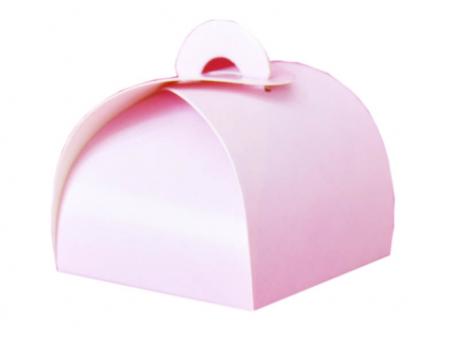 CAJITA PAPEL CURVO 10P (7X9X7) ROSADO