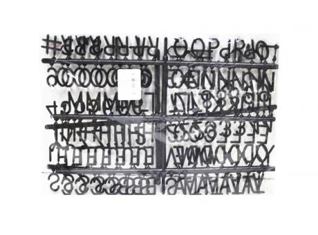 Imagen de PIZARRA LETRAS NEGRO