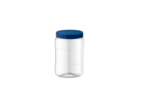 DN FRASCO CRISTALINO PET 500 ML D 70MM C/ TAPA NEGRA