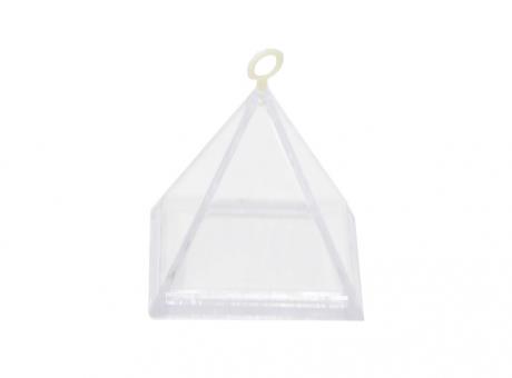 Imagen de CAJA PLASTICA TRIANGULO (6X8) TRANSP.  (DS)  (SW)