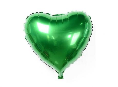 GLOBO CORAZON (43CM) VERDE