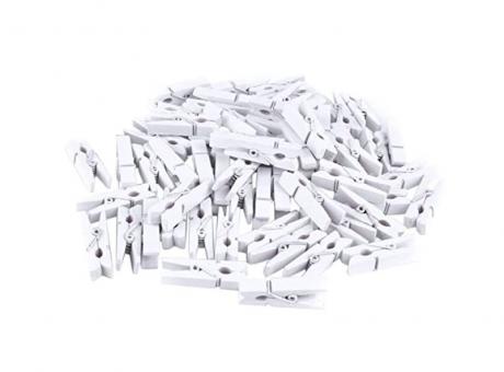 PINZITA MADERA 50P (3.5CM) BLANCO