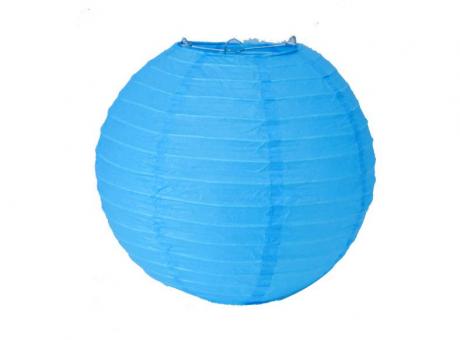 Imagen de GLOBO CHINO DE PAPEL (30CM) AZUL