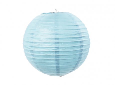 GLOBO CHINO DE PAPEL (30CM) CELESTE