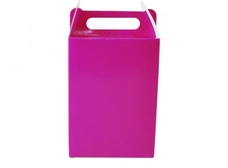 CAJA PAPEL RECTANGULO 10P (17X9X5CM) FUCSIA