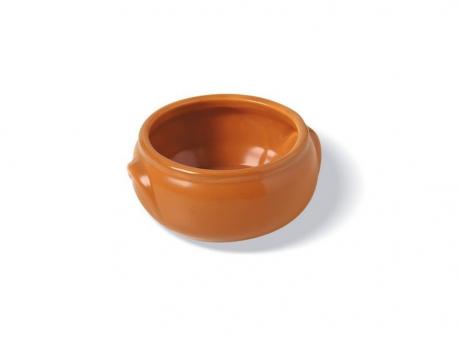 CAZUELA CON ASAS CERAMICA TERRACOTA 600 ML