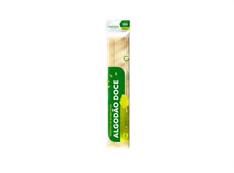 Imagen de PALITO BAMBU CUADRADO NATURAL 40CM C100