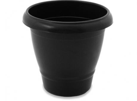 PLANTERA REDONDA GRANDE 21,5 L NEGRA R. 99 PLASNEW