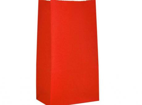 Imagen de BOLSA PAPEL 10P (13X24X8) ROJO