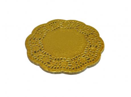 BLONDAS PAPEL 50P (9CM) DORADO