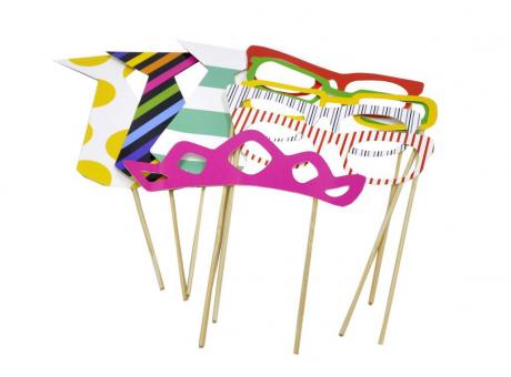 Imagen de MASCARA DE PAPEL PARA FOTO PARTY
