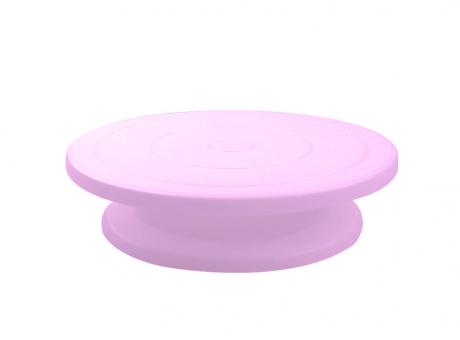 BASE GIRATORIA PARA TORTA 28*28*7CM BLANCA 23057