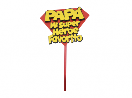 Imagen de TOPPER SUPER PAPA