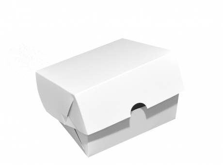 Imagen miniatura de CAJA LOMITO 16X16X6 BLANCA - PY