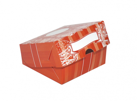 Imagen de CAJA LOMITO ROJA 16X16X6 - PY