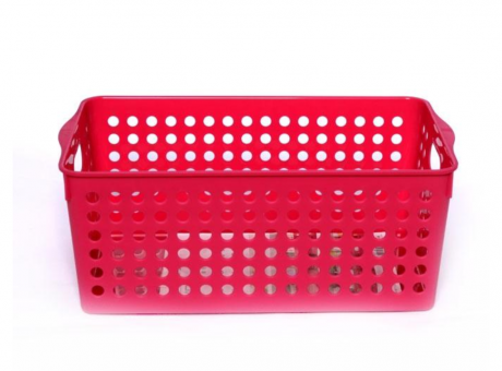 Imagen de CANASTA PLASTICO ANCHO FUCSIA