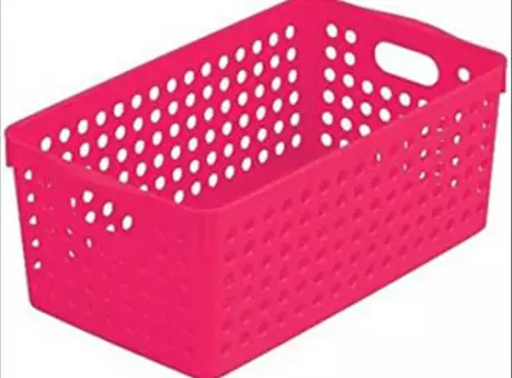 Imagen miniatura de CANASTA PLASTICO ANCHO FUCSIA