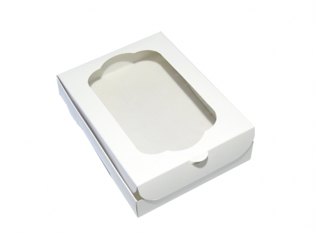 CAJA CON VISOR BLANCO 14,5X20,5X3,5