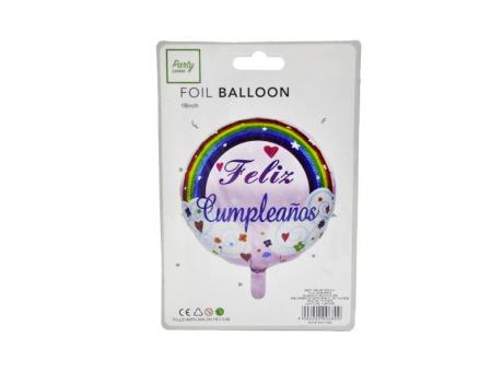 GLOBO \\\\\\"FELIZ CUMPLEAÑOS\\\\\\" (45CM) ROSADO