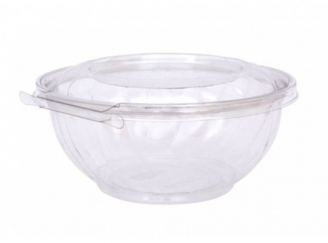 POTE TRANSPARENTE REDONDO LACRE 1000ML F261 SALADERA 17,5X17,5