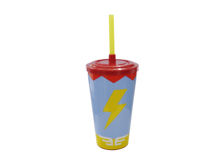 Imagen miniatura de VASO PLAST. C/PAJITA R.2686 FLASH W BEZA/2686