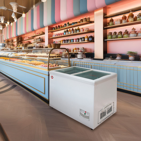 Imagen de CONGELADOR PARA HELADOS TOKYO MOD TCONP500 415 NET 2TAPAS VIDRIO DESLIZ