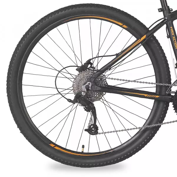 Imagen miniatura de BIC FREE AC ARO 29 ALUM 27V MASC FLEXUS 4.0 DISK BRAKE GRAFITO/NARANJA