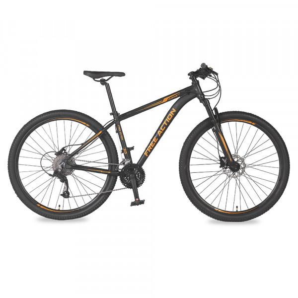 Imagen de BIC FREE AC ARO 29 ALUM 27V MASC FLEXUS 4.0 DISK BRAKE GRAFITO/NARANJA