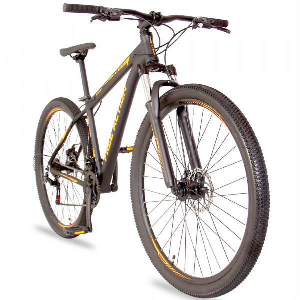 Imagen de BIC FREE AC ARO 29 ALUM 21V MASC FLEXUS 3.0 DISK BRAKE GRAFITO/NARANJA