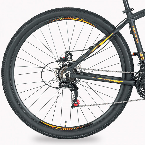 Imagen de BIC FREE AC ARO 29 ALUM 21V MASC FLEXUS 3.0 DISK BRAKE GRAFITO/NARANJA