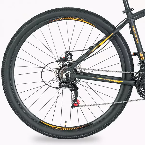 Imagen miniatura de BIC FREE AC ARO 29 ALUM 21V MASC FLEXUS 3.0 DISK BRAKE GRAFITO/NARANJA