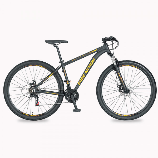 Imagen miniatura de BIC FREE AC ARO 29 ALUM 21V MASC FLEXUS 3.0 DISK BRAKE GRAFITO/NARANJA