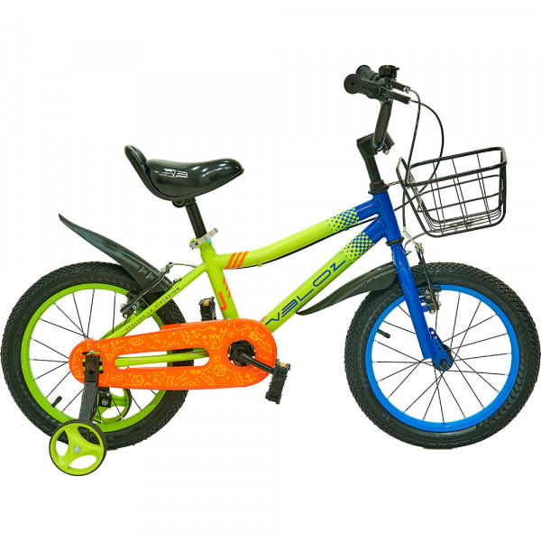 Imagen de BICICLETA VELOZ ARO 16 SPEEDY VERDE/AZUL