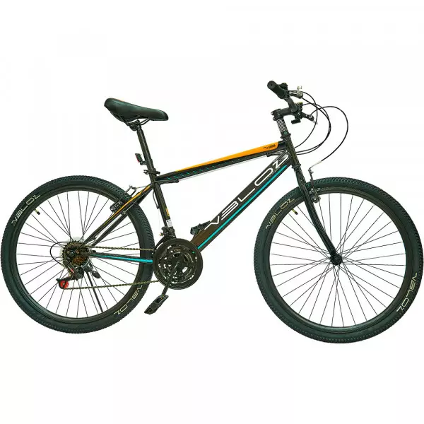 Imagen miniatura de BICICLETA VELOZ ARO 26 THUNDER NEGRO/NARANJA