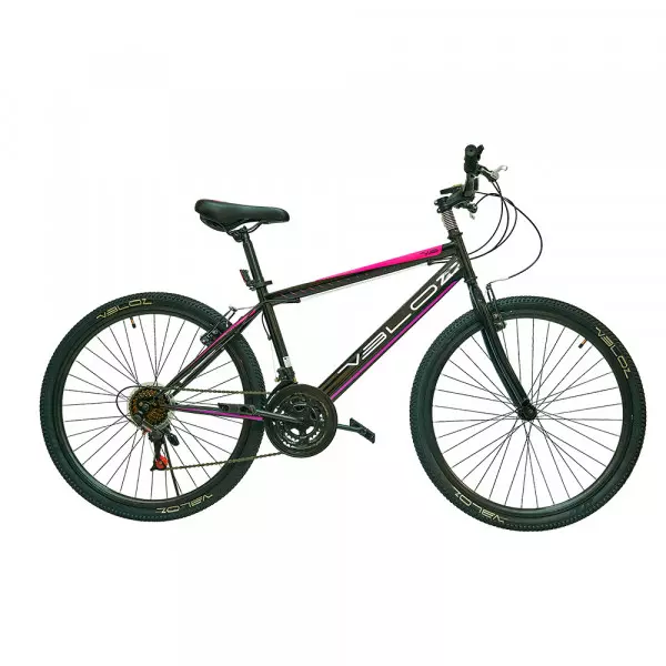 Imagen miniatura de BICICLETA VELOZ ARO 26 THUNDER NEGRO/FUCSIA