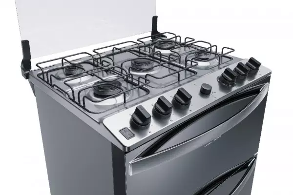 Imagen miniatura de COCINA WHIRLPOOL WFD5NARRUW 5H INOX DOBLE HORNO