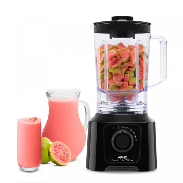 Imagen miniatura de LICUADORA ARNO LN50 POWER MAX NEGRA 5VEL 700W