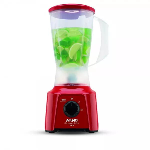 Imagen miniatura de LICUADORA POWER MIX LQ11 220V ROJO 550W 4 LAMINAS