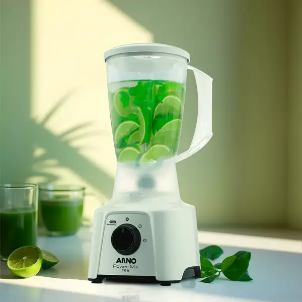Imagen miniatura de LICUADORA ARNO LQ12 POWER MIX 220V BLANCA 550W