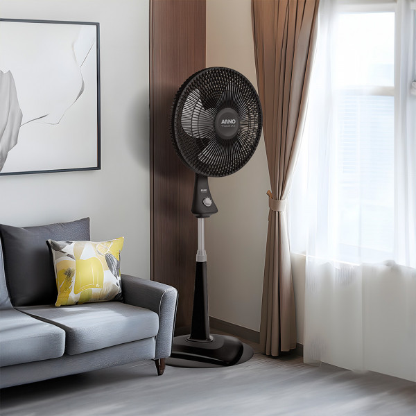 Imagen de VENTILADOR DE PIE ARNO TROPICAL PLUS 3V NEGRO 220V 50HZ
