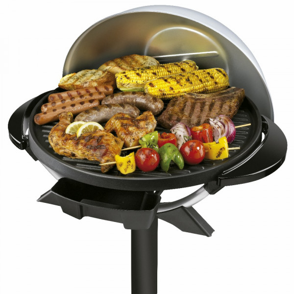 Imagen de PARRILLA ELECTRICA FAMILIAR GEORGE FOREMAN GFO3320S-CL 15 PORCIONES 2000W + ADAP