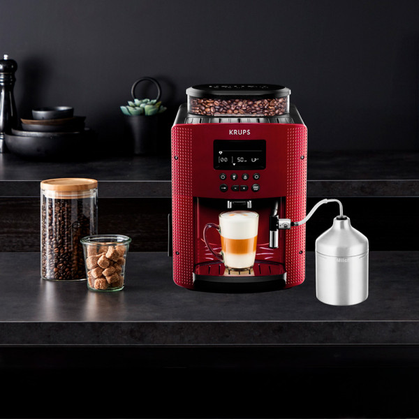 Imagen de CAFETERA KRUPS ESPRESSO DISPLAY ESSENTIAL RED EA816 1.7L