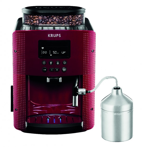 Imagen de CAFETERA KRUPS ESPRESSO DISPLAY ESSENTIAL RED EA816 1.7L