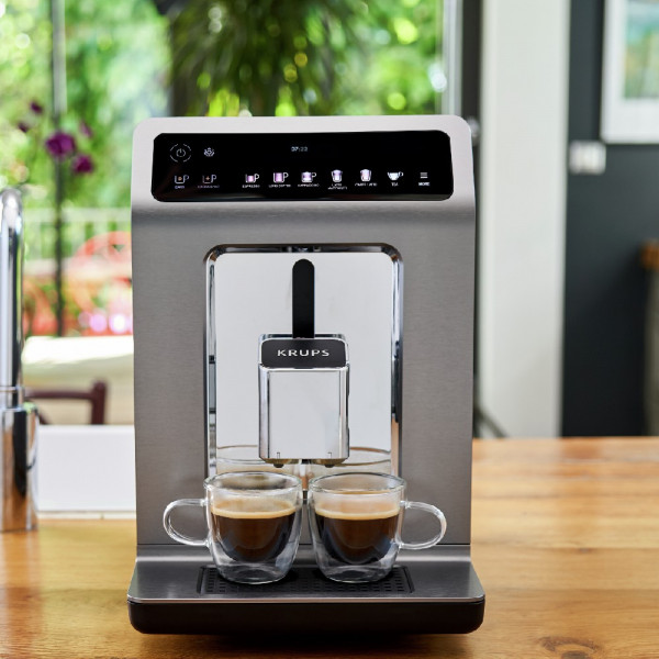 Imagen de CAFETERA KRUPS ESP EVIDENCE+TITAN+XS6000  EA894T10 + RECIP LECHE 1450W C/ADAPTADOR