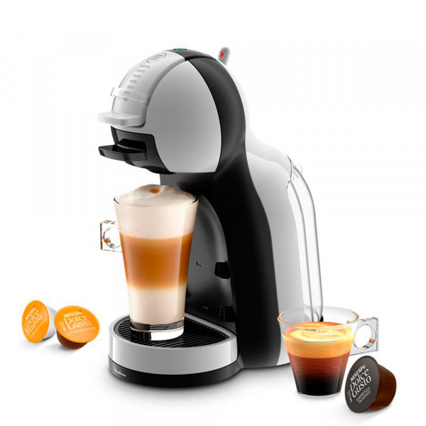 Imagen de CAFETERA DOLCE GUSTO MOULINEX MINI ME ARCTIC GREY + ADAPTADOR
