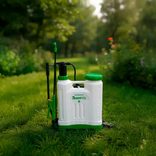 Imagen miniatura de FUMIGADOR PULVERIZADOR MOCHILA TRAPP MOD. SX-LK16 16 LTS