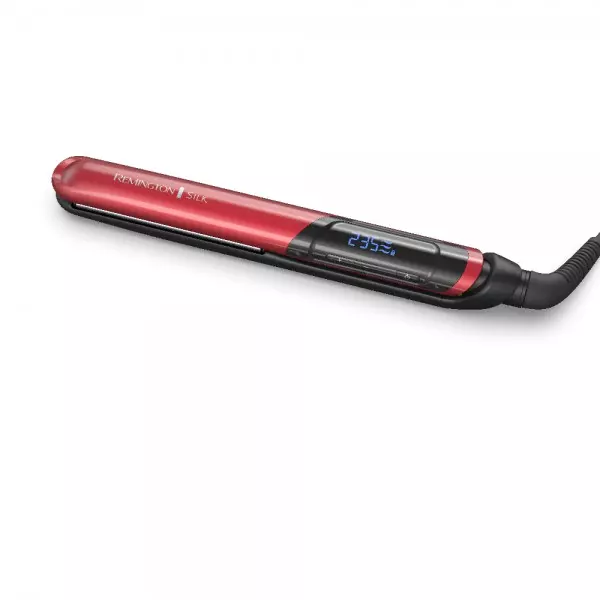 Imagen miniatura de ALISADOR DE PELO REMINGTON S-9600 SILK-46W 240NC CERAMICA AVANZADA CON SEDA