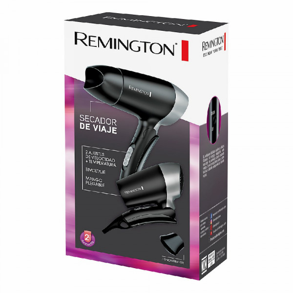 Imagen de SECADOR DE PELO REMINGTON MOD D2400 BIVOLT 1400W P/VIAJE