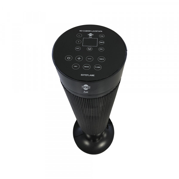 Imagen de ESTUFA TORRE TOKYO FLAME DIGITAL CON FUNCION VENTILADOR C/CONTROL Y TIMER 8 HS 2